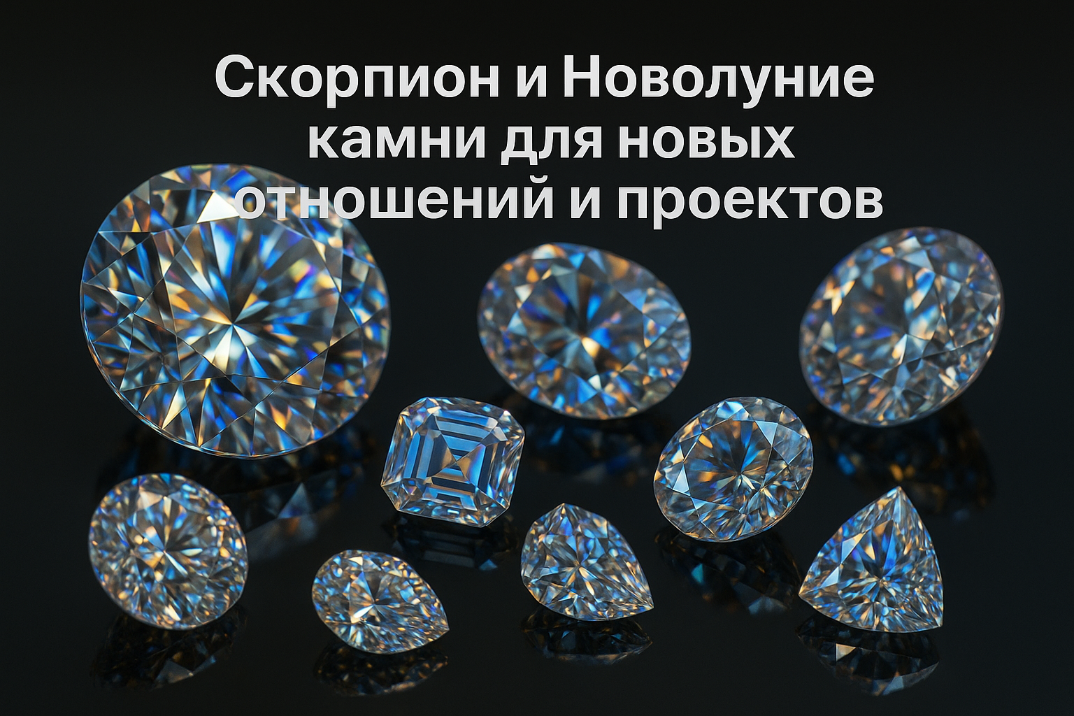 Скорпион и Новолуние камни для новых отношений и проектов