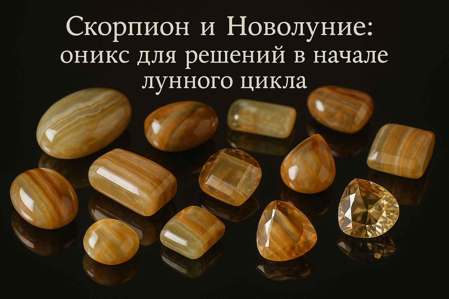 Скорпион и Новолуние: оникс для решений в начале лунного цикла