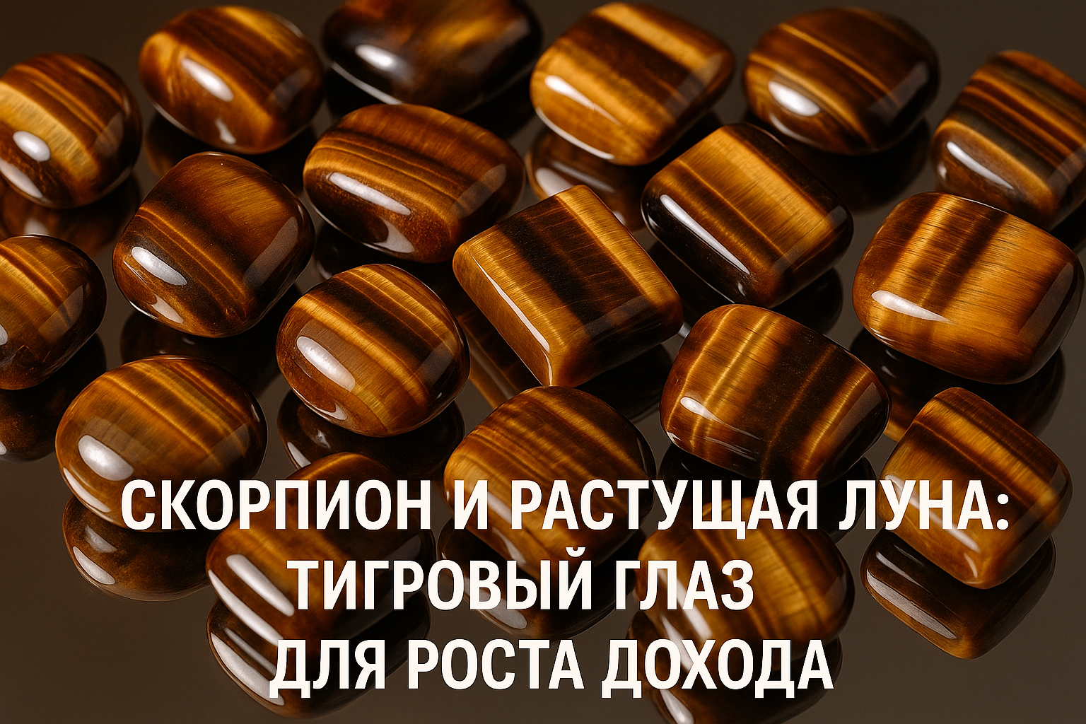 Скорпион и Растущая Луна: тигровый глаз для роста дохода